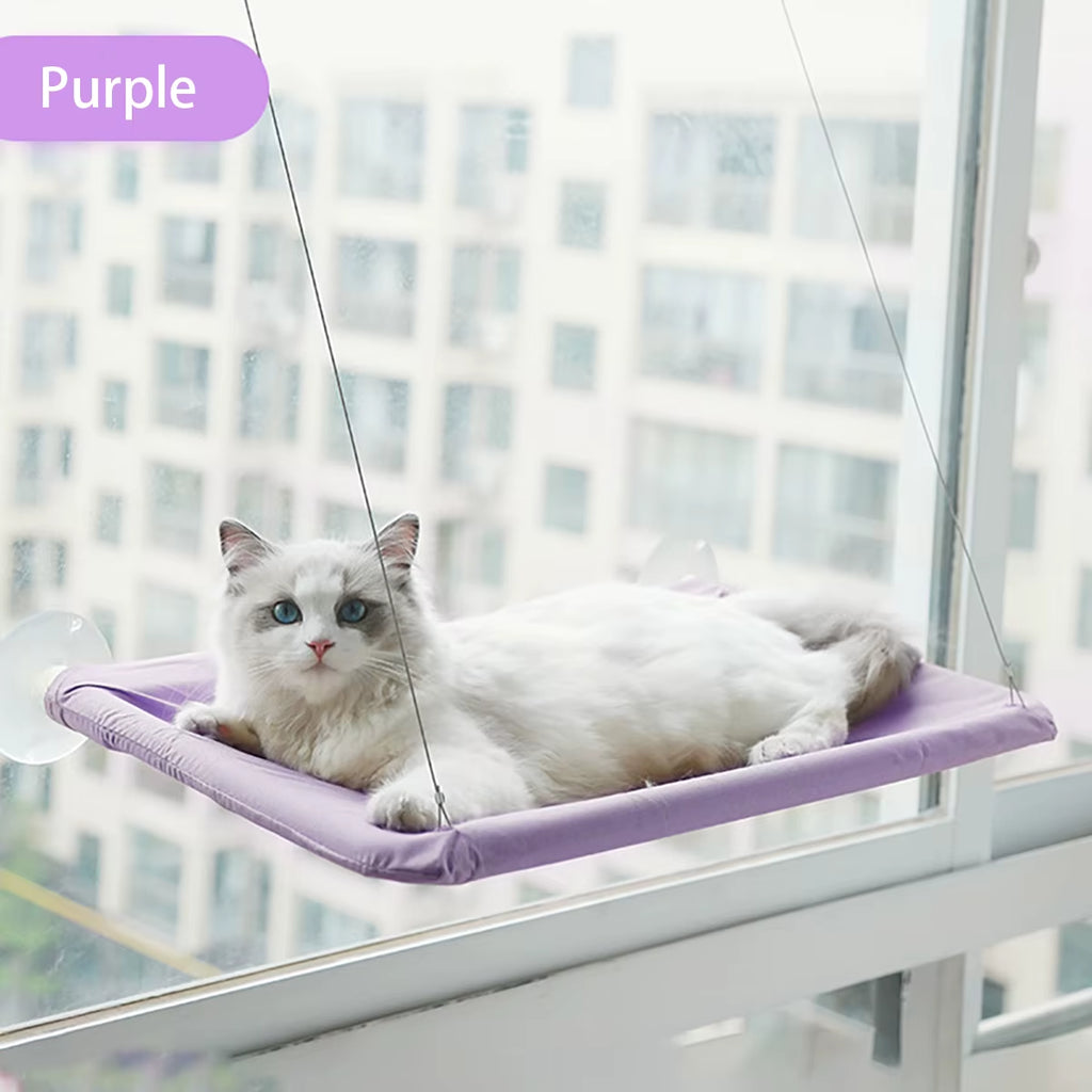 Elevate Your Cat's Comfort with the SunBasker Window Hammock – The Perfect Sunny Lounge for Feline Relaxation