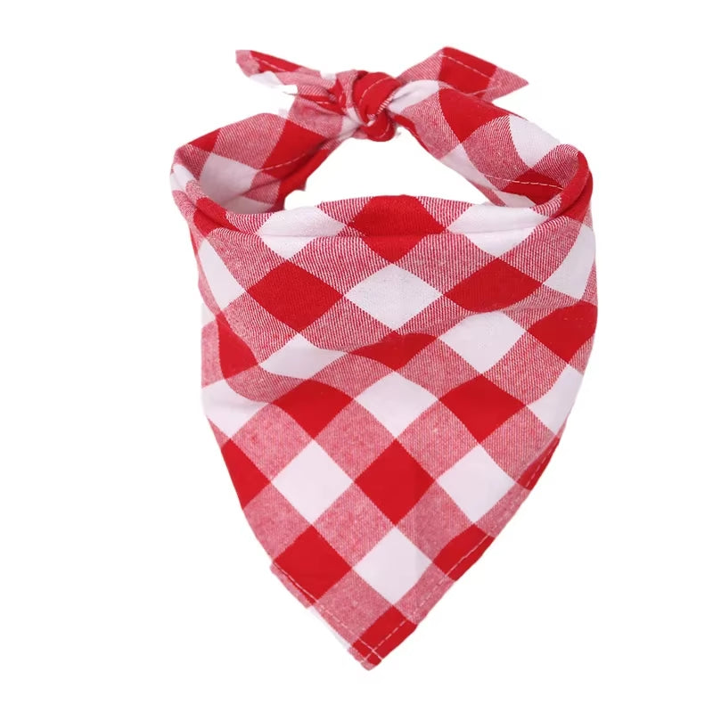 Chic Cotton Dog Bandanas – Stylish and Comfy Bibs for Your Medium & Large Pups