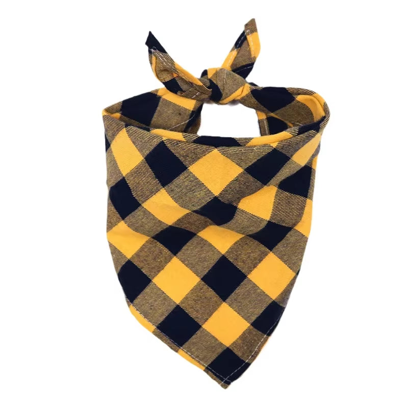 Chic Cotton Dog Bandanas – Stylish and Comfy Bibs for Your Medium & Large Pups