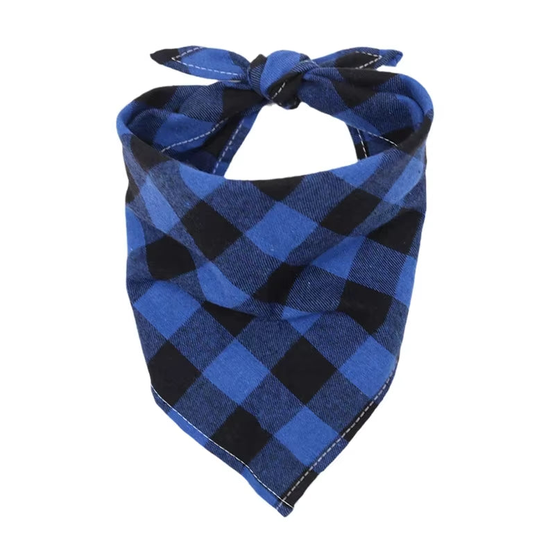 Chic Cotton Dog Bandanas – Stylish and Comfy Bibs for Your Medium & Large Pups