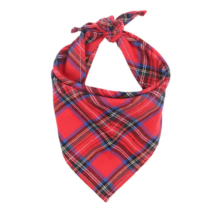 Chic Cotton Dog Bandanas – Stylish and Comfy Bibs for Your Medium & Large Pups