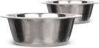 Stainless Steel Dog and Cat Bowls (2 Pack) Neater Feeder Deluxe or Express Extra Replacement Bowl (Metal Food and Water Dish) (1.5 Cup Deep)