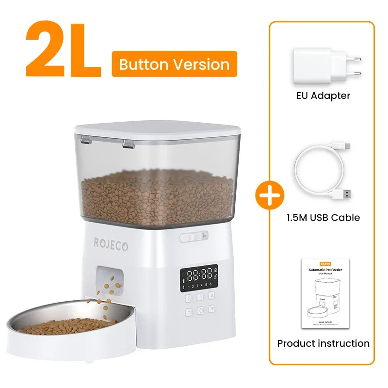 Revolutionize Your Pet's Mealtime with the Smart Auto Pet Feeder – Perfect Portions Every Time!