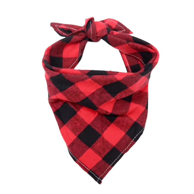 Chic Cotton Dog Bandanas – Stylish and Comfy Bibs for Your Medium & Large Pups