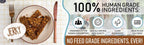 Premium Beef and Banana 5 Oz. Dog Jerky Treats | 100% Human Grade | USA Made | High Protein | Grain Free | Limited Ingredients | No Filler | BHA-BHT Free | Soft-Tender