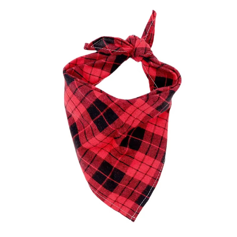Chic Cotton Dog Bandanas – Stylish and Comfy Bibs for Your Medium & Large Pups