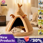 CozyPaws Tent Nest – All-Season Hideaway Bed for Dogs and Cats