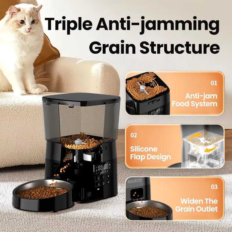 Revolutionize Your Pet's Mealtime with the Smart Auto Pet Feeder – Perfect Portions Every Time!
