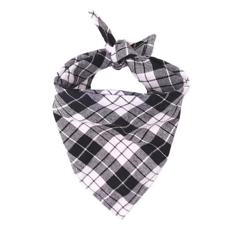 Chic Cotton Dog Bandanas – Stylish and Comfy Bibs for Your Medium & Large Pups